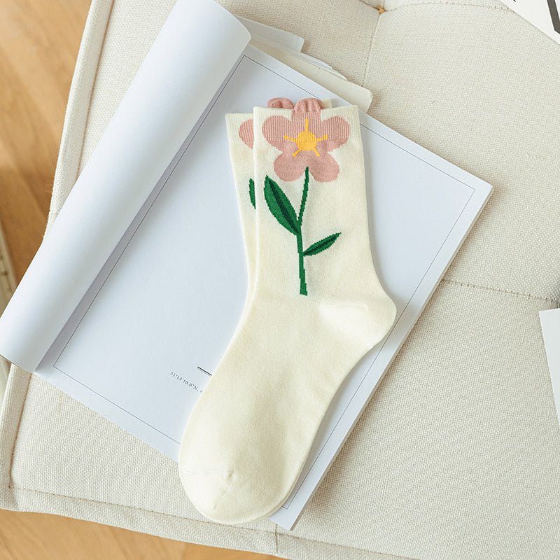 Women's Tulip Socks - Crew