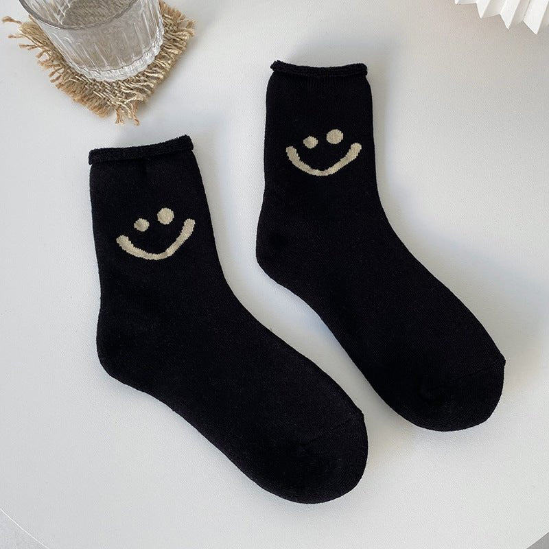 Women's Warm Smiley Face Socks
