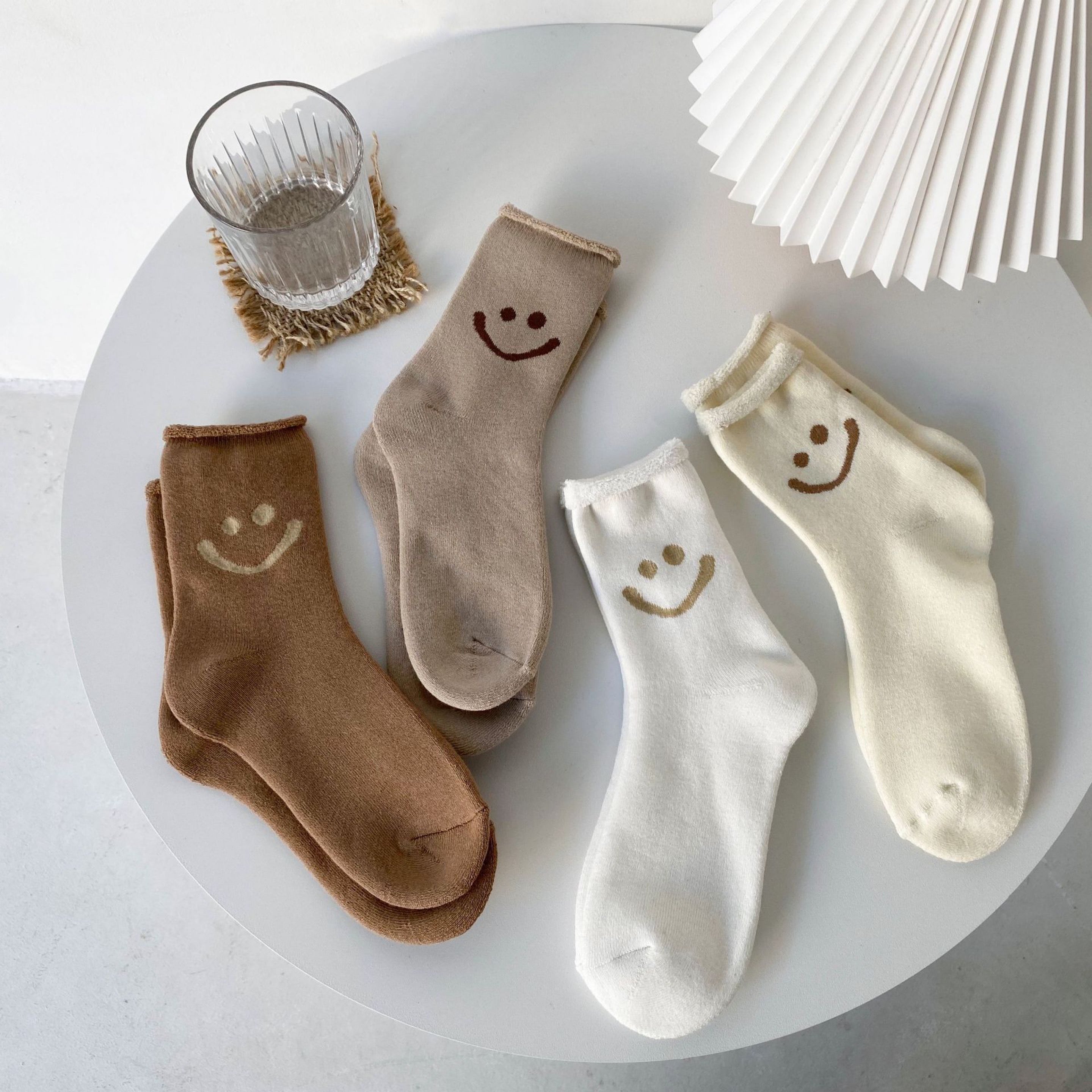 Women's Warm Smiley Face Socks