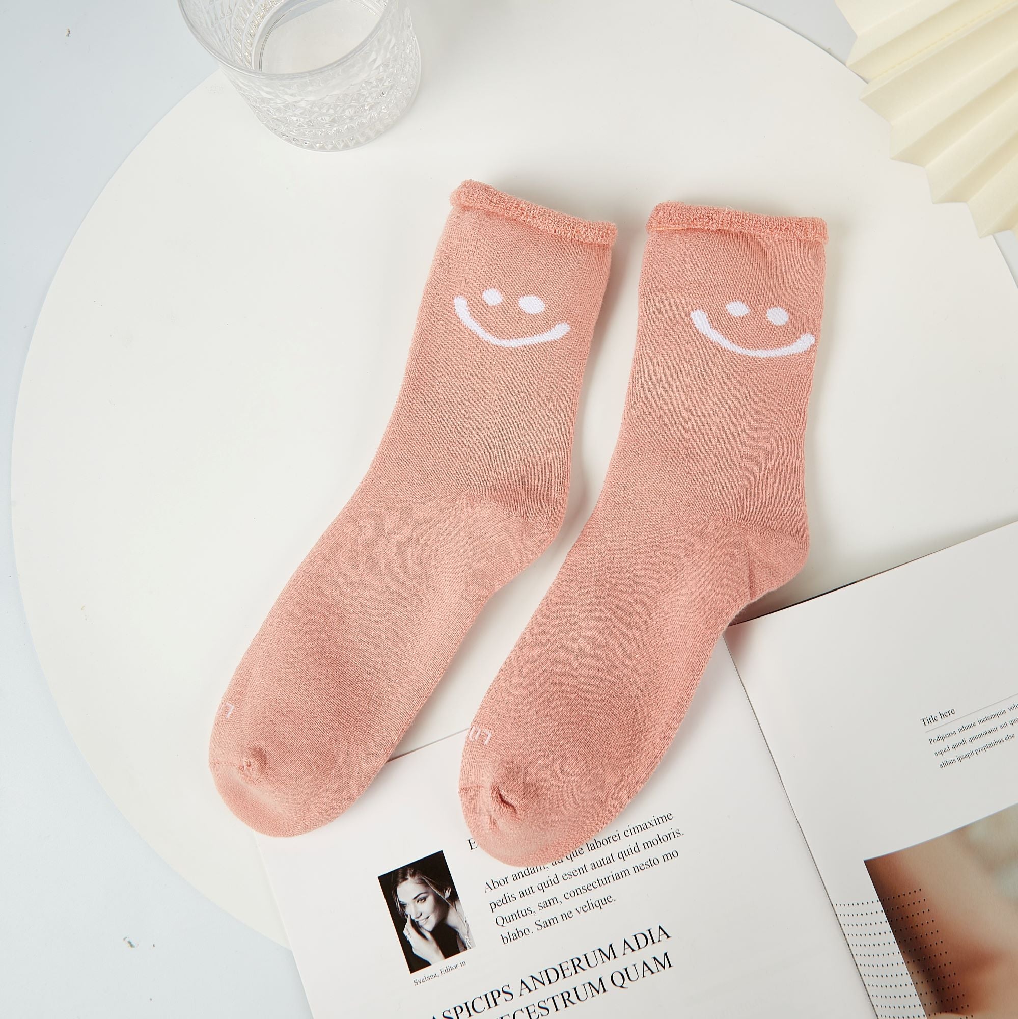 Women's Warm Smiley Face Socks