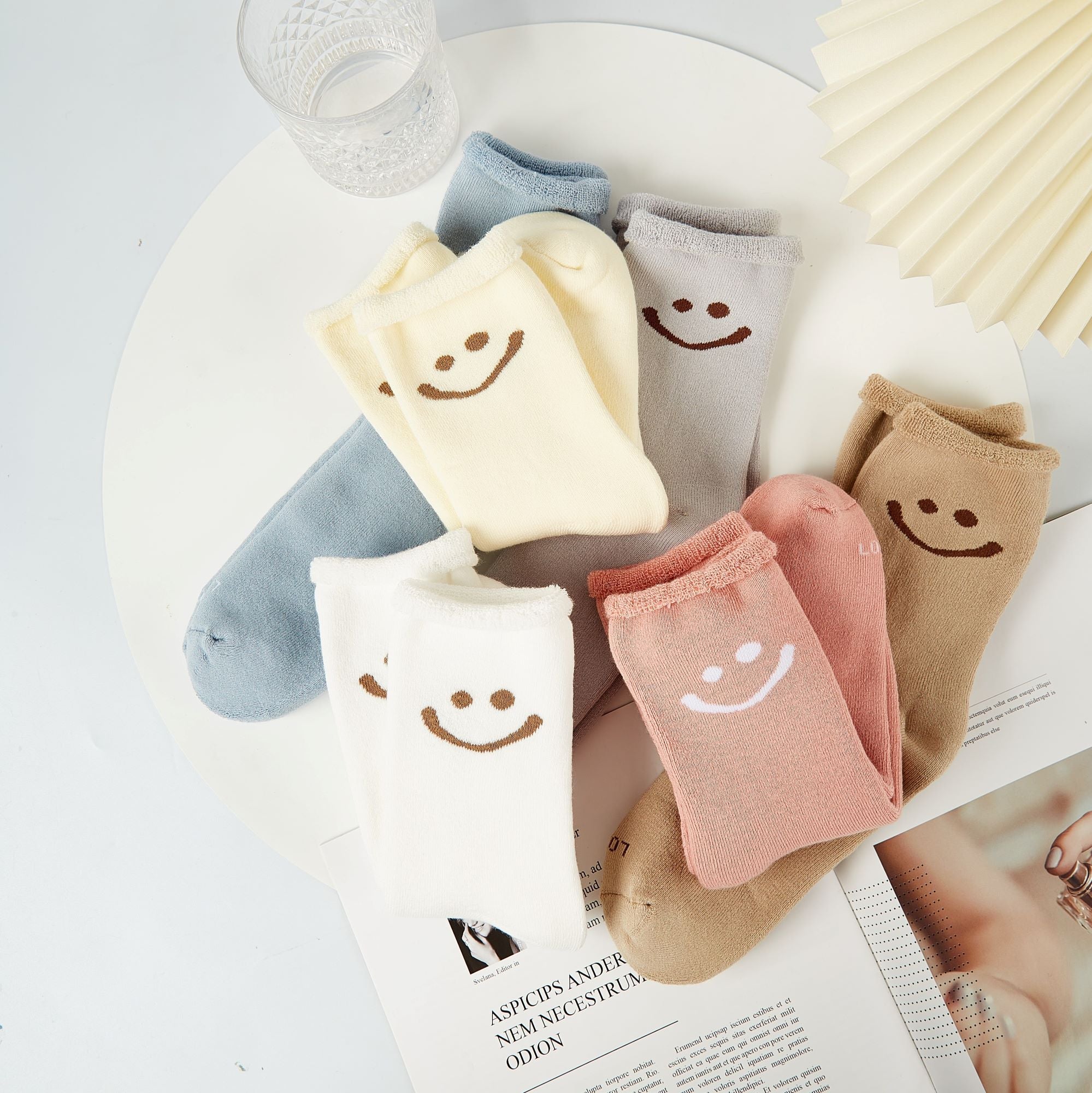 Women's Warm Smiley Face Socks