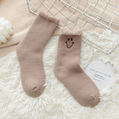 Women's Warm Smiley Socks