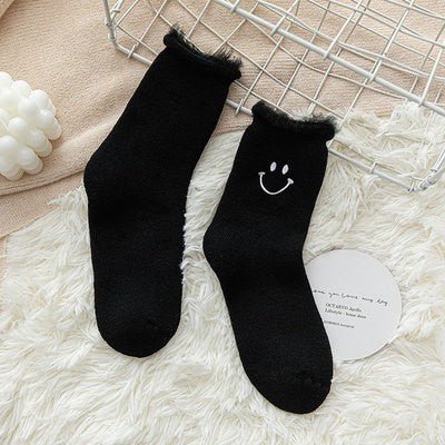 Women's Warm Smiley Socks