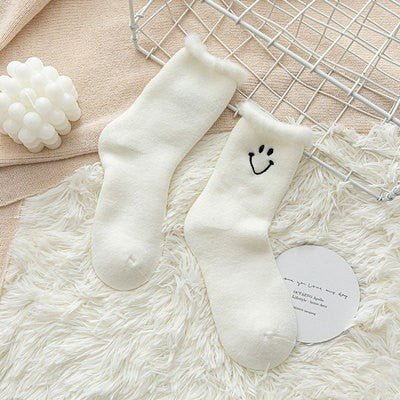 Women's Warm Smiley Socks